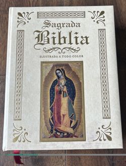 Sagrida Biblia  Oceano Ilustrada A Todo Color *writing  on 1 Pg, SEE Pics RARE