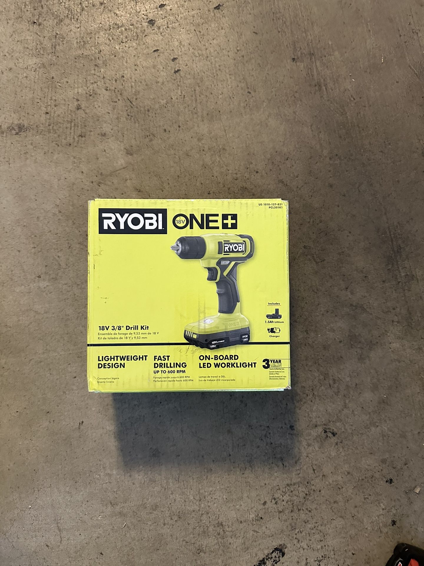 RYOBI ONE+ 18V Cordless 3/8 in. Drill/Driver Kit