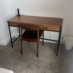 Desk and West Elm Chair