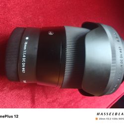 Sigma 16mm f/1.4 DC DN (EF-M Mount) – Brand New, Never Used
