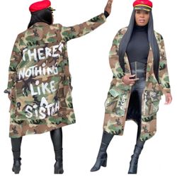 LONG AMERICA CAMOUFLAGE JACKET 🧥