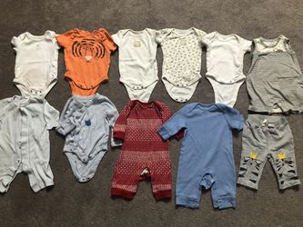 0-3mo baby clothes
