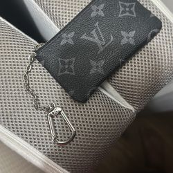 Louis Vuitton Key Pouch - Monogram Eclipse - Great Condition