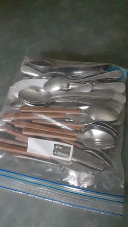 Bag of misc silverware