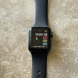 Apple Watch Series 3 GPS Space Greg Good Condition With Charger 