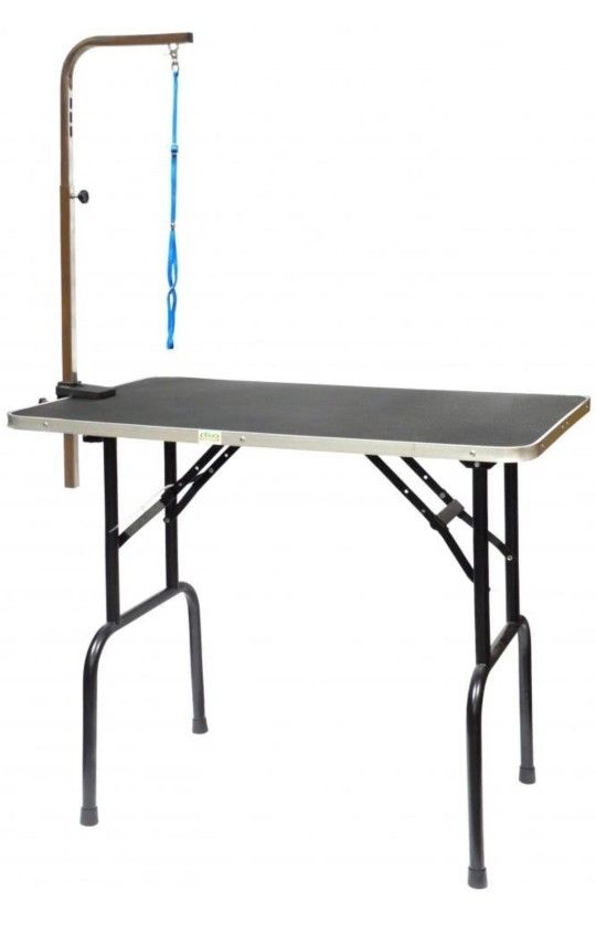 NEW!!Go Pet Club Dog Grooming Table w/ Arm 36" In