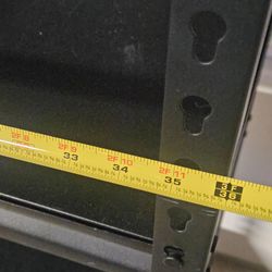 Metal adjustable storage shelf