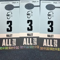 Valet 3 Parking for Waste Management Phoenix Open Golf Tournament