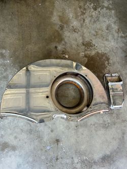 Volkswagen Dog house fan shroud chrome fits bug karmann ghia bus