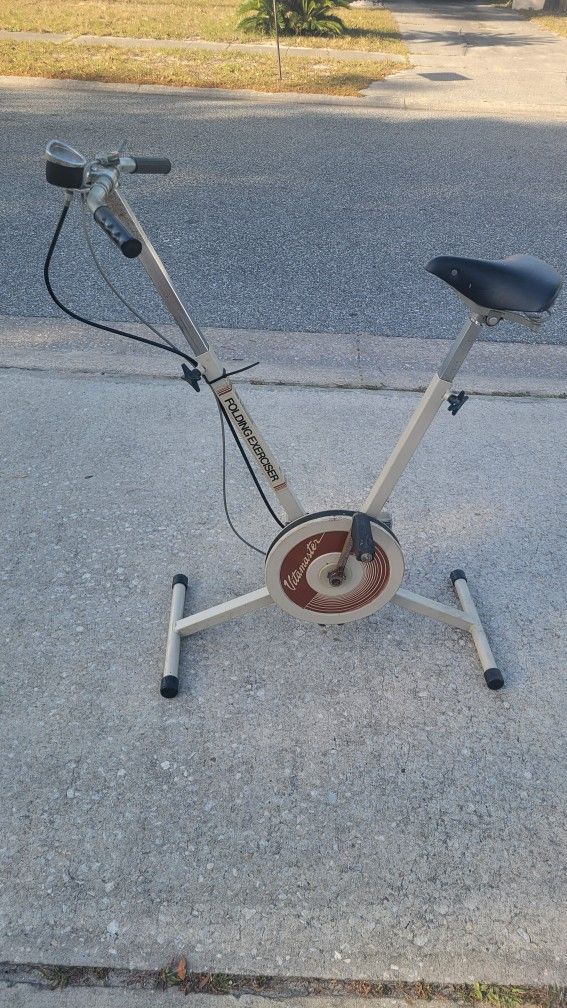 Vintage Vitamaster Folding Exerciser Stationary Bike