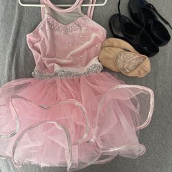 Dance Bundle Dress, tap shoes, ballet shoes