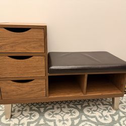 Entryway Bench With 3 Drawers For Sale 150$ 
