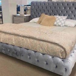 New Queen Size Luxury Bed Frame  + Mattress