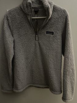 Patagonia  Los Gatos Fleece SMALL Womens Gray Fleece Quarter Zip Pullover- NWT
