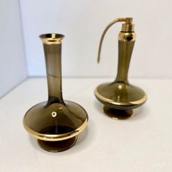 Irice Import Perfume Bottles 1960s MCM Vintage Retro German Import