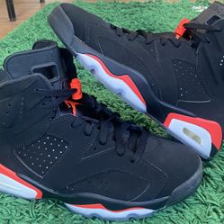 Jordan 6 Infrared 2019 Size 9 Pre-Owned/Used! VERY CLEAN! 100% AUTHENTIC!