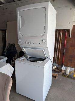 GE gas washer dryer combo
