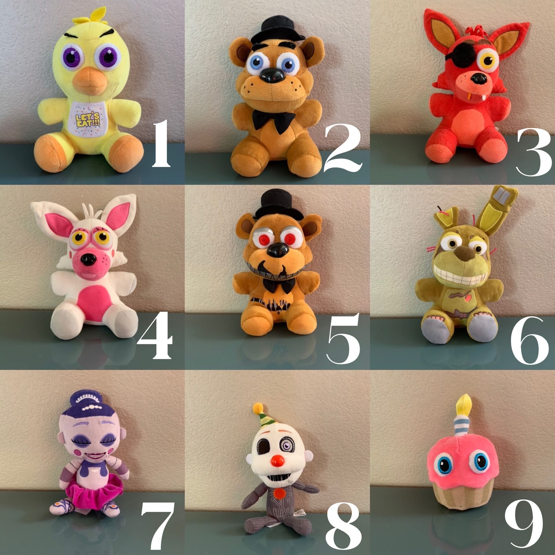 Five Nights at Freddy’s Plushies