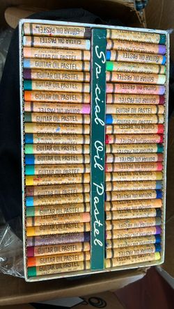 Guitar Oil Pastels