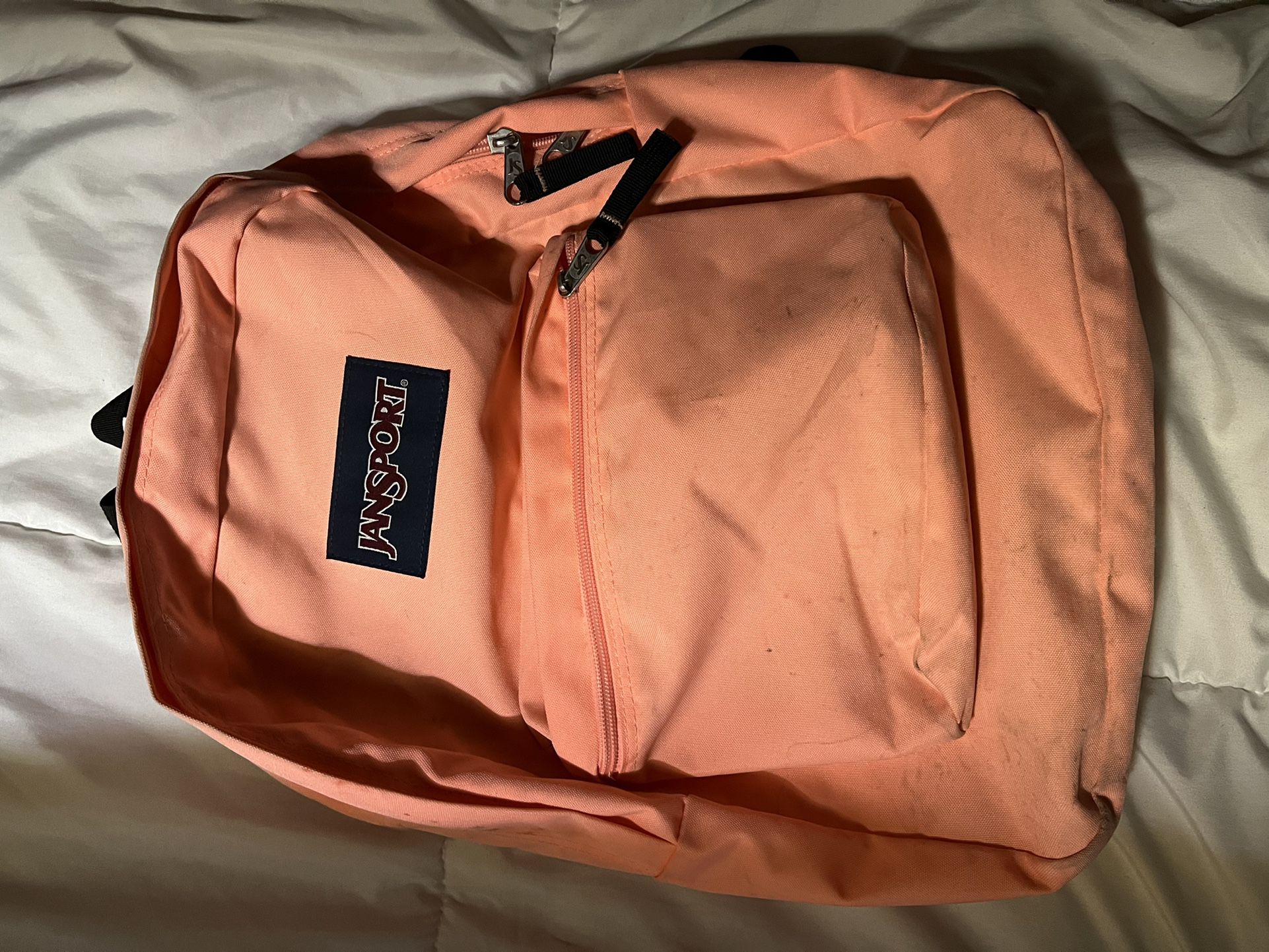 Orange Jansport Backpack