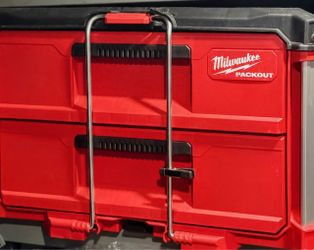 Milwaukee packout 2 cajones, como nueva