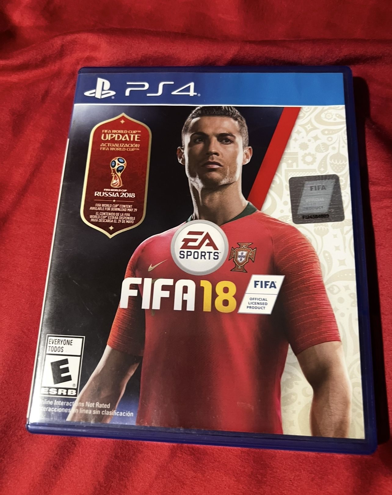 FIFA 18 Soccer Game for PS4