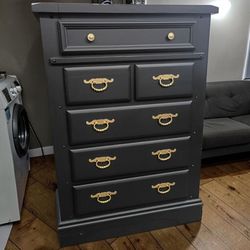 Black large 5ft dresser