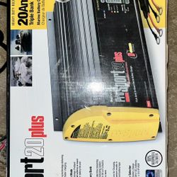 Pro Mariner Pro Sport 20+ Triple Bank Marine Battery Charger 20 Amp Energy Saving With 3 Batteries 