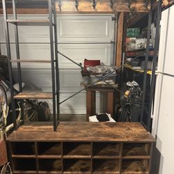 Shelf, Shoe Rack, Coat Rack Combo