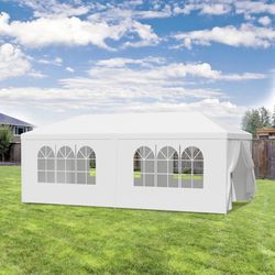 NEW 10'x20' Canopy Event Tent Outdoor Water Proof Greenhouse 6 Walls