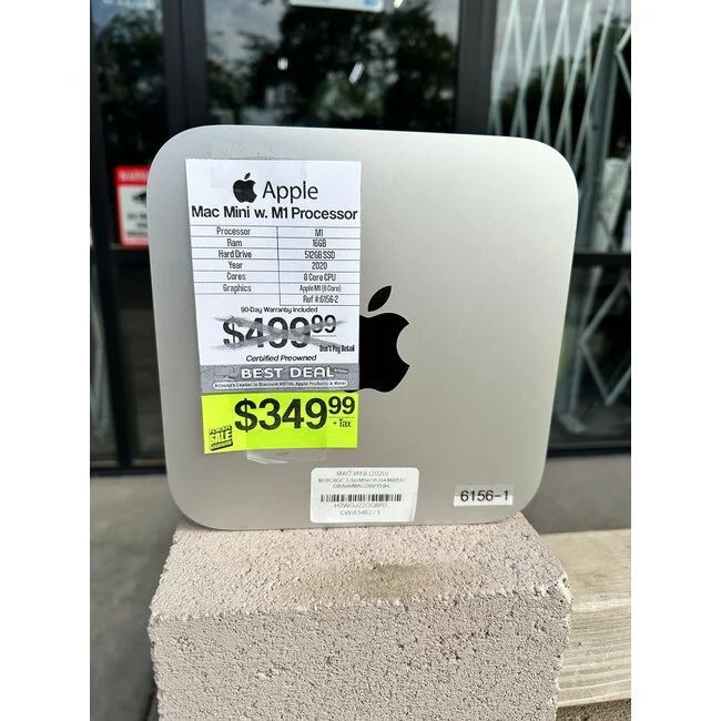 Mac mini/8C CPU/16GB/512GB/8C GPU Apple Mac Mini M1 (8-core CPU/8-