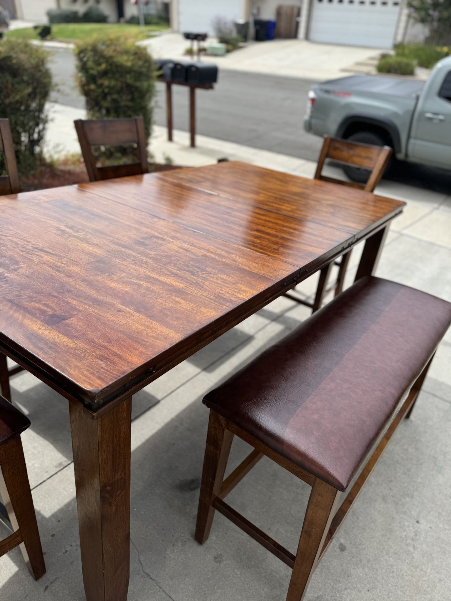 Dining Table With 4 Chairs And Bench