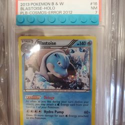 Blastoise 2013 Plb-cosmso-Error 2012 Psa7