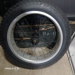bike wheels and tires.