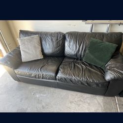 Leather Couch 