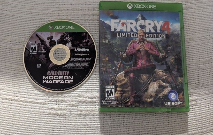 FarCry 4 & Call Of Duty Modern Warfare Xbox One