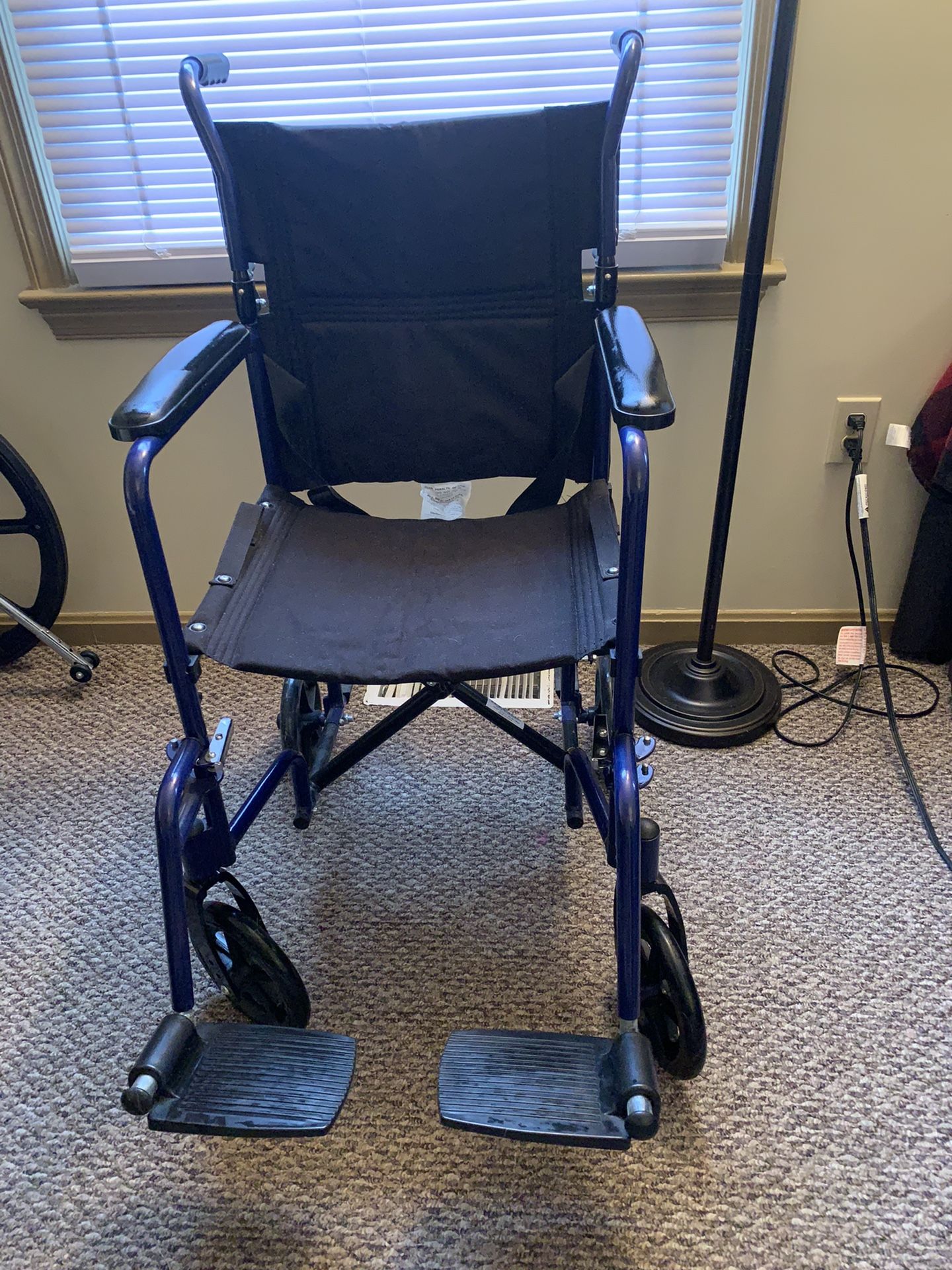 Probasics 9201 BL Lightweight Aluminum Transport Chair for Sale in