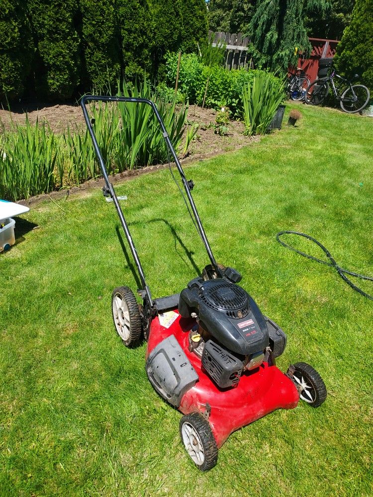 2 Working Lawnmowers, Poulan And Craftsman. Great Price