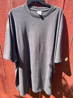 Shaka Active Charcoal Gray T-Shirt Size 4XL