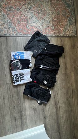 Kids clothing for boys (5 long sports pants) and (3 short sleeves shirts)