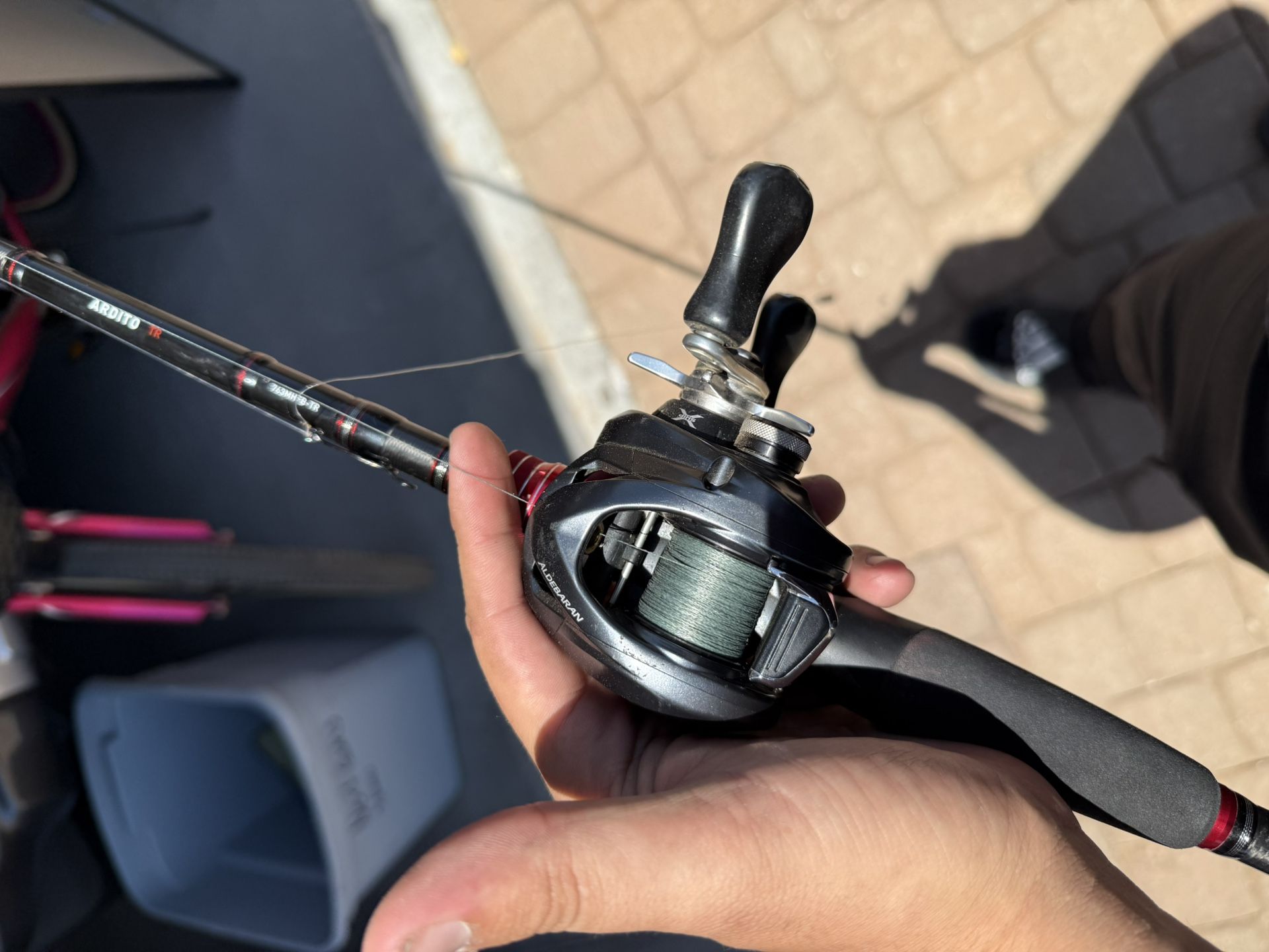 Shimano Aldebaran With Daiwa Ardito 