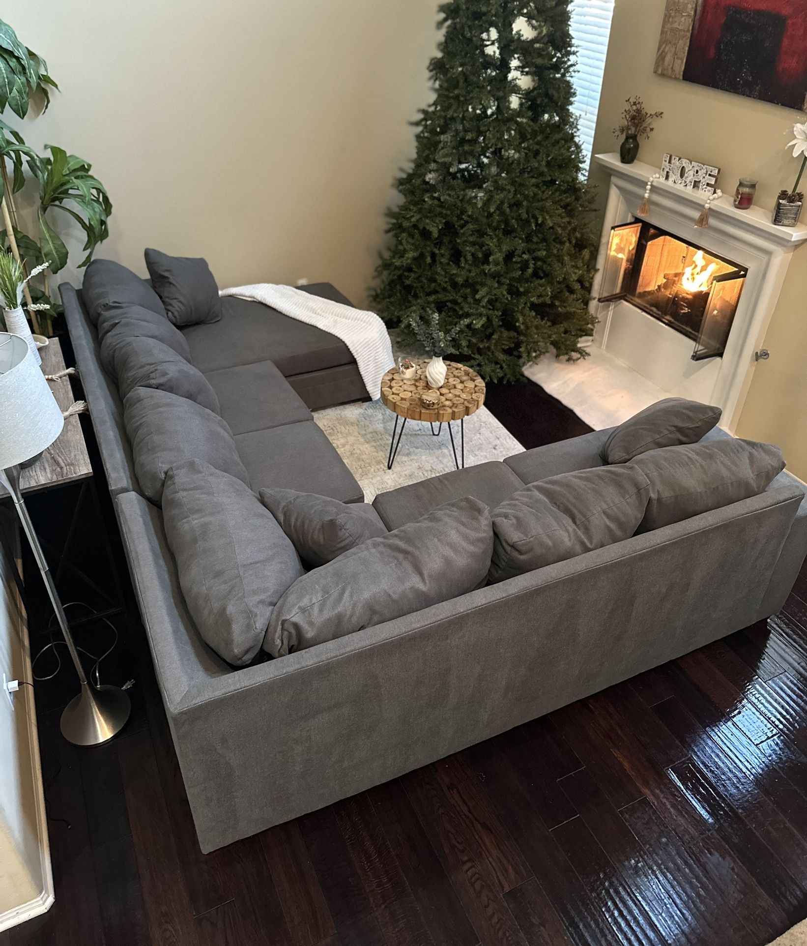 Living Spaces Sectional Sofa - FREE DELIVERY