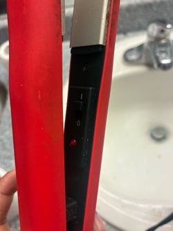 Red Hair Straightener Flat Iron
