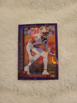 Benjamin Morrison Topps Chrome RC Purple Refractor 36/75