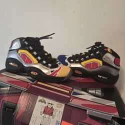Reebok Allen Iverson/Power Rangers Question Mid Collab Size 6 shoe