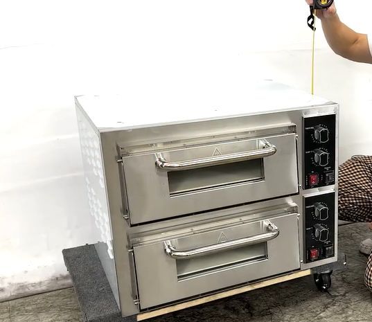Double Deck Countertop Pizza Oven Two Chambers NSF FP 17A