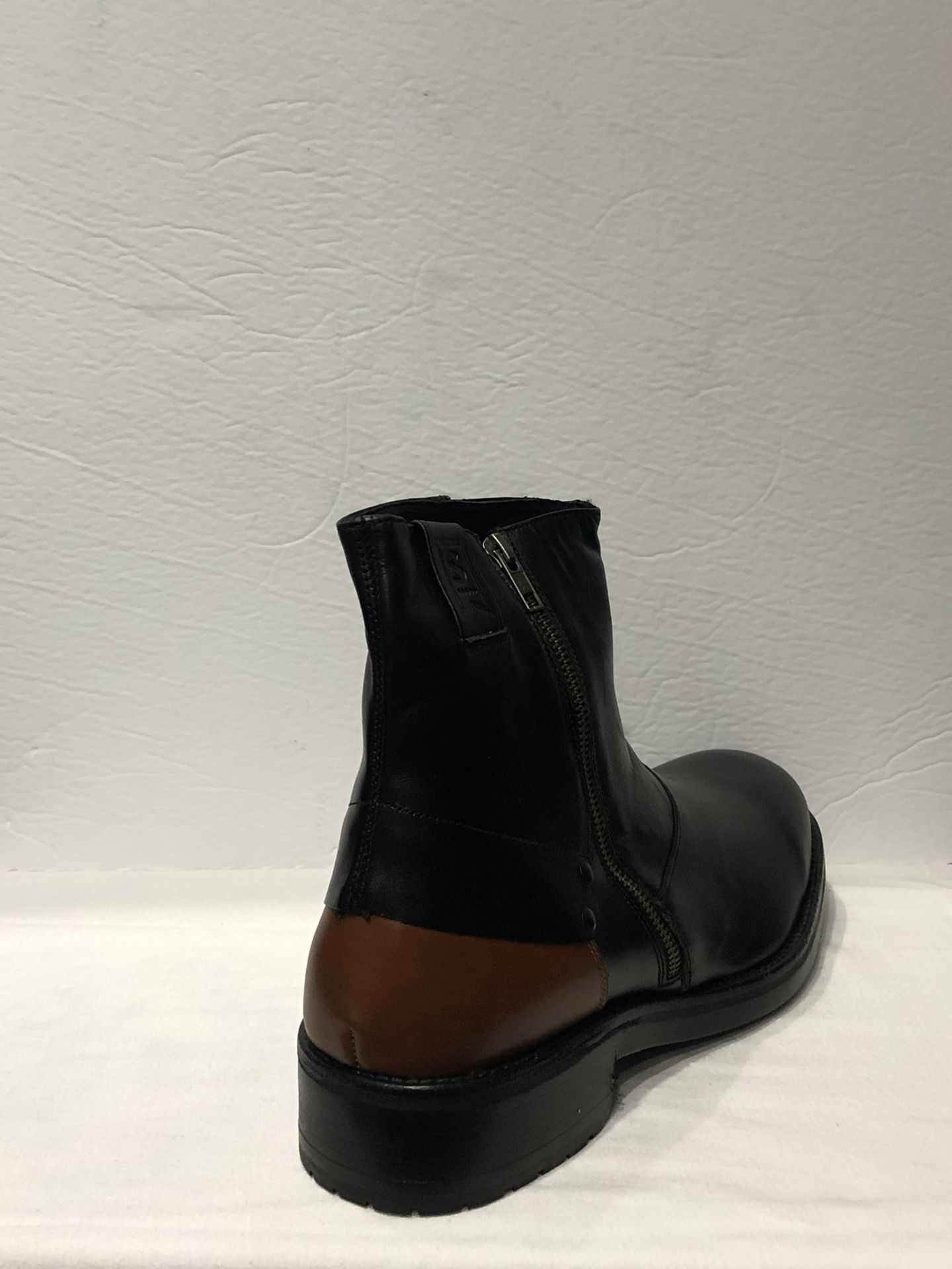 Sabatter Boot Black Premium Leather Round Toe 13 display picture 1