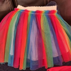 Multi Color Tutu- Used Approx. Size 2t