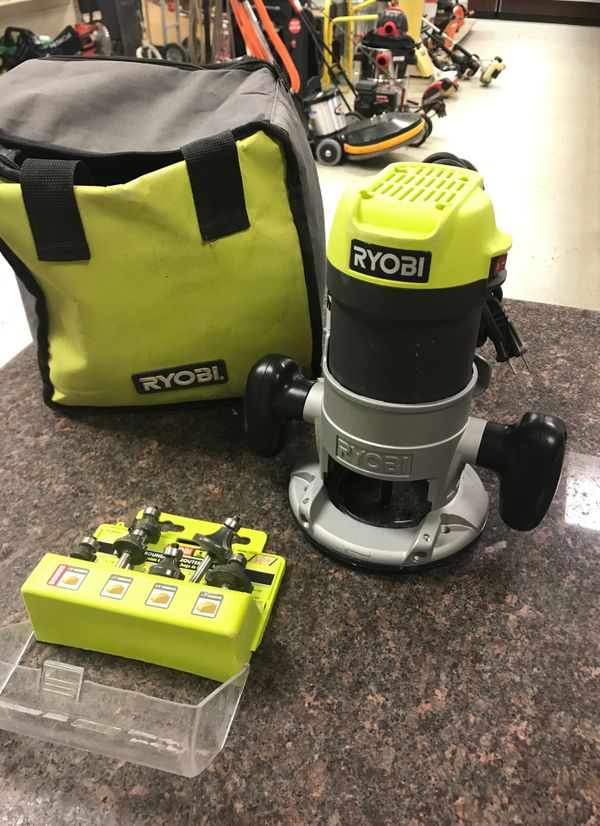 Ryobi model R163G wood workers router with 7 bits included for Sale in