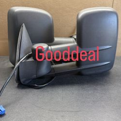 #2 Fit 2003-2006 Chevrolet Silverado Yukon Sierra Tahoe Black Power Heated Towing Mirrors